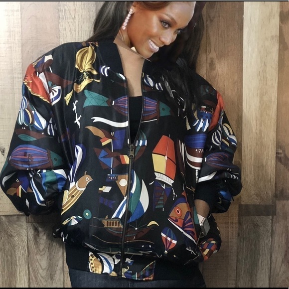 Funky vintage bomber jacket - Picture 1 of 6